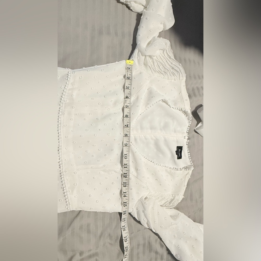 Bardot White Long Sleeve Dress - Picture 7 of 10